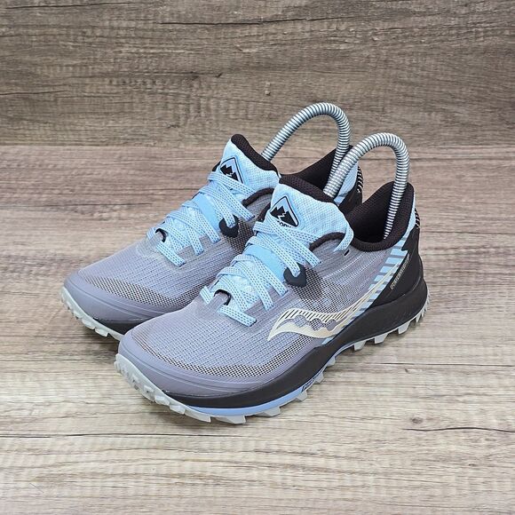 Saucony Peregrine 11 Women's Size 5.5 Brown Blue Trail Running Shoes (S10641-35) - Picture 9 of 9